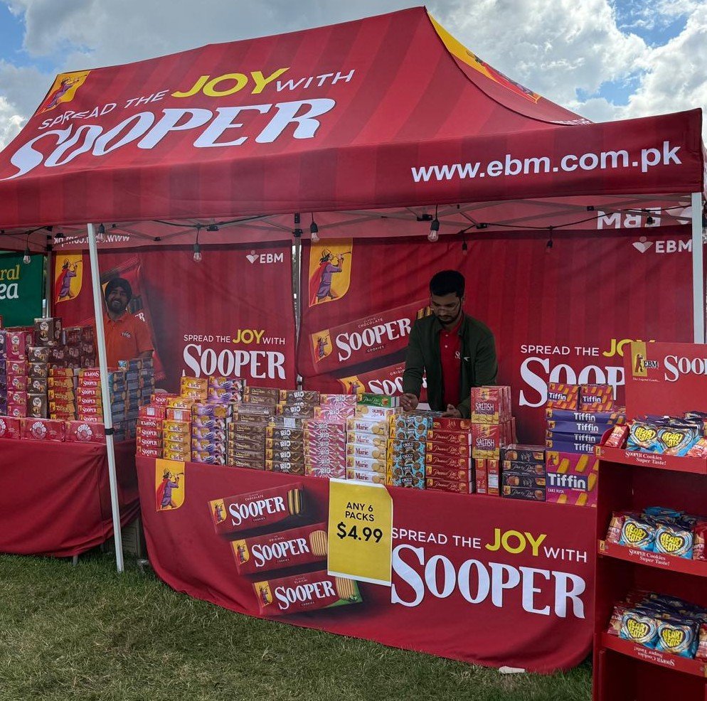 Sooper consumer trial booth