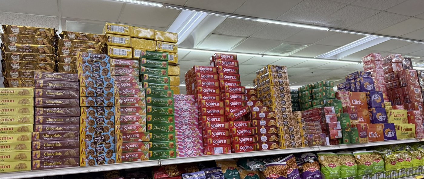 EBM biscuits Canada aisle
